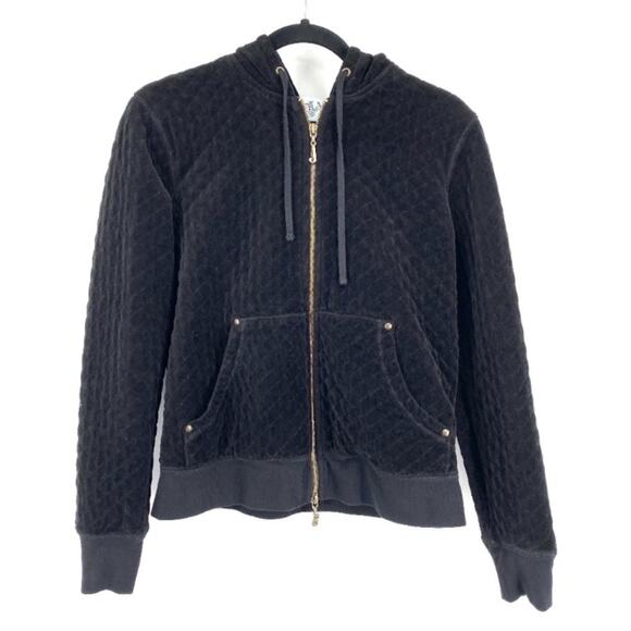 Juicy Couture y2k vintage Velvet Quilted Jacket - Picture 1 of 8
